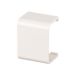 Unión recta, para uso con canaleta LD10/LDPH10, material ABS, Color Blanco Mate