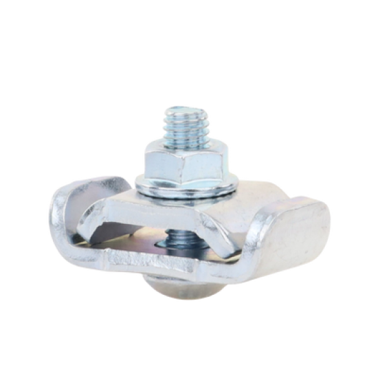 Kit 1 para unir tramos de charolas, con acabado Electro Zinc