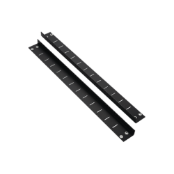 Kit de Rieles Posteriores para Gabinetes PanZone de Panduit, de 12 UR, Color Negro