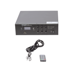 Mini Amplificador de Audio Mezclador | 240W RMS | Sistema 70/100V | MP3 | Tuner | Bluetooth | Musica ambiental y Voceo