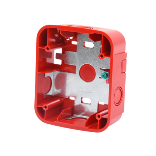 Caja de Montaje en Pared, para Sirena, Color Rojo, Nuevo Diseño Moderno y Elegante
