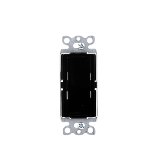 Switch un solo polo 15 Amp negro nigth