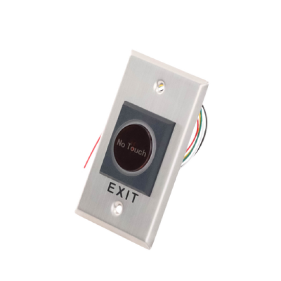 Botón Sin Contacto / Indicador LED / NO / NC / Interior / Acero Inoxidable