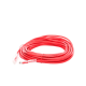 Cable de Parcheo Slim UTP Cat6A - 10 m Rojo Diámetro Reducido (28 AWG)