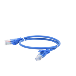 Cable de parcheo UTP Cat5e - 0.5 m - azul