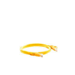 Cable de parcheo UTP Cat6 - 1 m - amarillo 