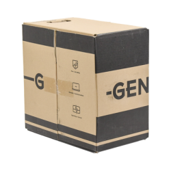 Bobina de Cable de 305 Metros UTP Cat5e / Color Gris / UL, CM, Probado a 350 Mhz / Para Aplicaciones de CCTV, Redes de Datos, IP megapixel, Control RS485