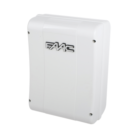 Cuadro de mando FAAC E024S para operadores abatibles  FAAC S418 y FAAC 770N 