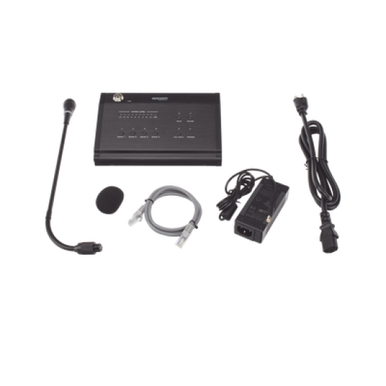 Micrófono a Distancia de 4 Zonas para Sistema de Voceo SF4240MP â”‚ No compatible con SF4240UC o SF2240UC