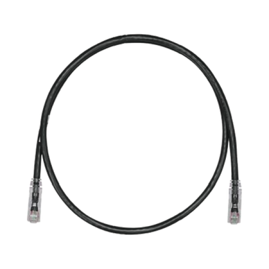 Cable de Parcheo TX6, UTP Cat6, 24 AWG, CM, Color Negro, 3 ft.