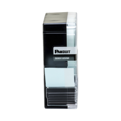 Casete de Etiquetas Autolaminadas de Cinta Continua, de 24 (1 in) mm de Ancho, 8 m de Largo, Para Cables de 2.5 a 5.1 mm (10 - 12 AWG) de Diámetro, Color Blanco