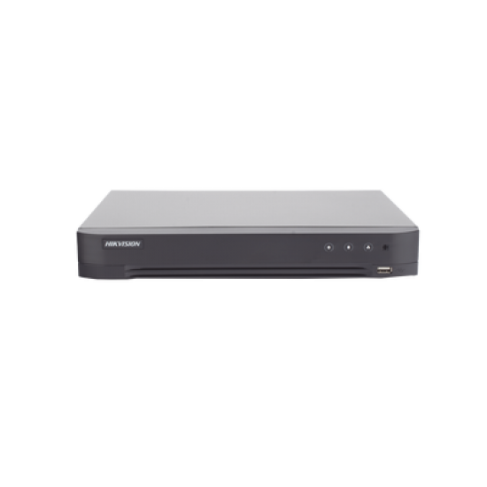 DVR 8 Canales TURBOHD + 4 Canales IP / 5 Megapixel Lite - 3K Lite / Audio de Dos Vías por Coaxitron / Reconocimiento Facial / ACUSENSE (Evista falsas alarmas) / 1 Bahía de Disco Duro / Salida de Video en Full HD