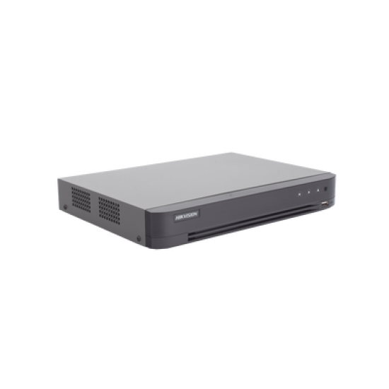 DVR 8 Canales TURBOHD + 4 Canales IP / 5 Megapixel Lite - 3K Lite / Audio de Dos Vías por Coaxitron / Reconocimiento Facial / ACUSENSE (Evista falsas alarmas) / 1 Bahía de Disco Duro / Salida de Video en Full HD