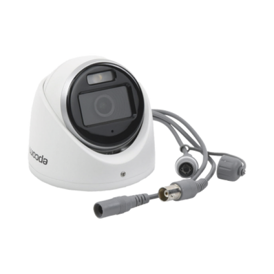 [ColorVu] Turret TURBOHD 3K (5 Megapixel) / Lente 2.8 mm / Micrófono Integrado / Imagen a Color 24/7 / 20 mts Luz Blanca / Exterior IP67 / dWDR / 4 Tecnologías