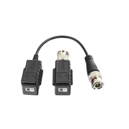 Kit de Transceptores (Baluns) con Terminal PUSH SUPERIOR, Resolución 4K , Cable flexible COAXIAL Blindado / COAXITRON / AUDIO POR COAXITRON / Menu OSD /Conector 100% COBRE / protección TVS, Calidad PREMIUM