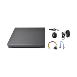 KIT TurboHD 1080p / DVR 8 Canales / 8 Cámaras Bala (exterior 2.8 mm) / Transceptores / Conectores / Fuente de Poder Profesional hasta 15 Vcc para Larga Distancias