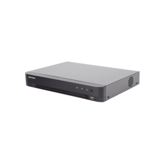 DVR 8 Canales TURBOHD + 4 Canales IP / 5 Megapixel Lite - 3K Lite / Audio de Dos Vías por Coaxitron / Reconocimiento Facial / ACUSENSE (Evista falsas alarmas) / 1 Bahía de Disco Duro / Salida de Video en Full HD