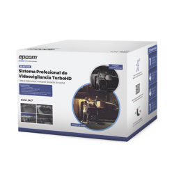 Kit TurboHD 1080p / DVR 8 Canales / 8 Cámaras Bala ColorVu con Microfono Integrado / Fuente de Poder / Accesorios de Instalación