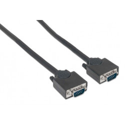 Cable VGA SVGA (HD15) macho a macho de 11 m
