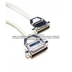 Cable paralelo DB25 macho a macho 1.5 m