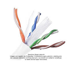 Cable Belden Cat6 2412 blanco, venta por metro