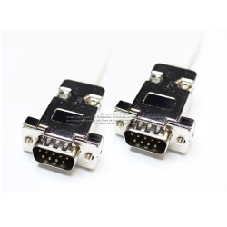 Cable Null Modem DB9 macho a DB9 macho de 1.5 m