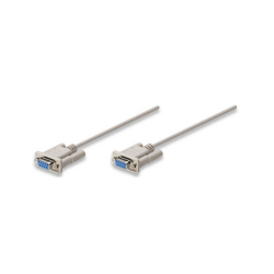 Cable Null Modem DB9 hembra a DB9 hembra de 1.8 m
