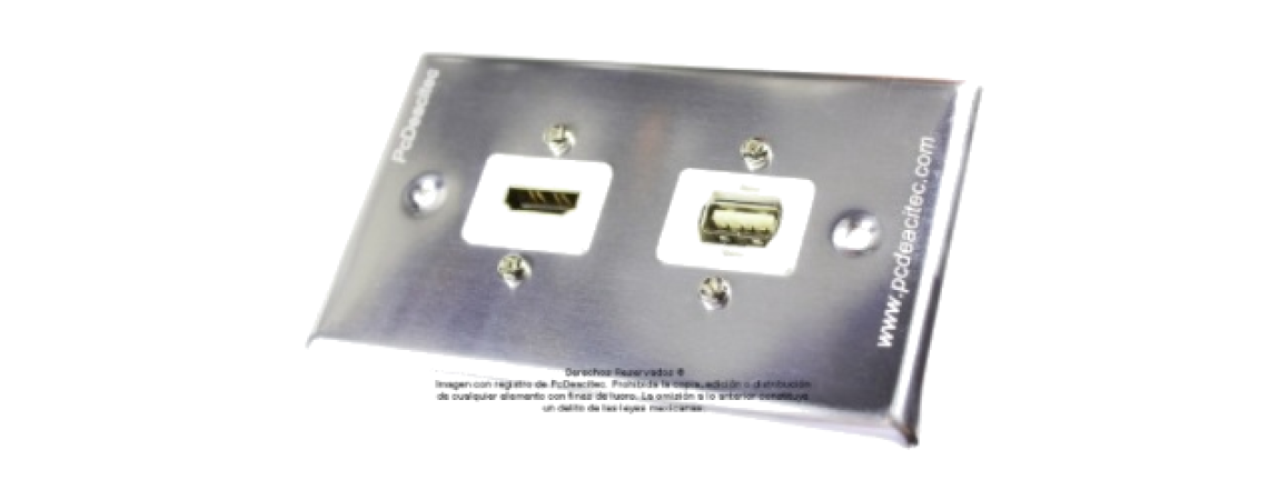 Placa Tapa USB 2.0, 3.0, USB-C