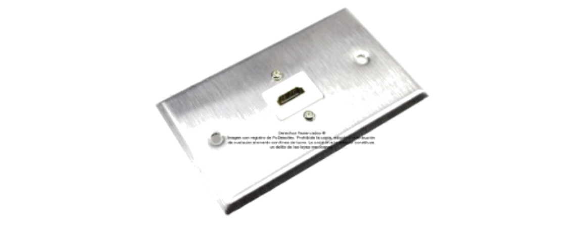 Placa Tapa Acero Inox