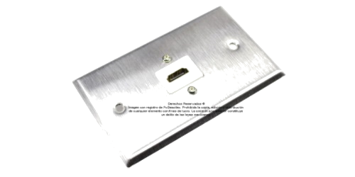 Placa Tapa Acero Inox