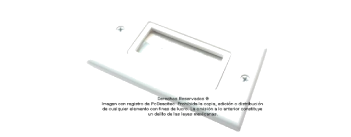 Placa Tapa Pasa Cable