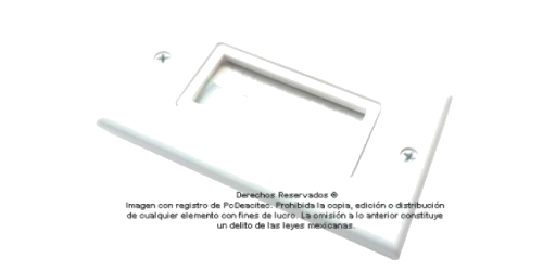 Placa Tapa Pasa Cable