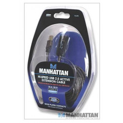 Cable extensión activa USB 2.0 A macho a hembra de 10 m