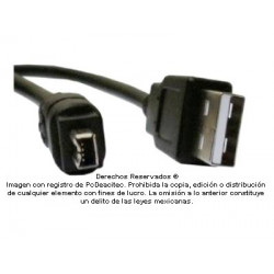 Cable i-link, DV, USB a Firewire 4 pin 1.8 m