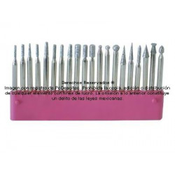 Juego de 20 puntas montadas de diamante para grabados y rectificados  