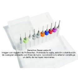 Juego de 10 cortadores standard rectos de precisión 