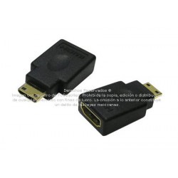 Adaptador HDMI hembra a HDMI macho