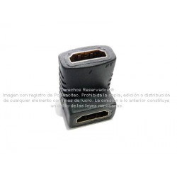 Adaptador HDMI hembra a hembra 90° en forma de L 