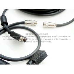 Cable SVGA (HD15) conexión rápida FASTERCONNECT 10 m con DIN de unión