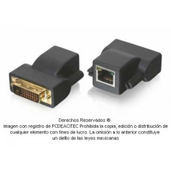 Extensor DVI-D vía UTP Cat 5e o Cat 6 hasta 20 m