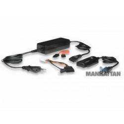 Convertidor USB 2.0 a SATA-IDE con fuente de alimentación