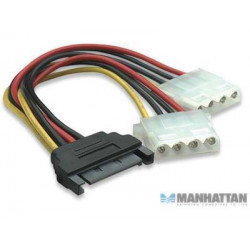 Cable Splitter de Alimentación SATA a Molex interno