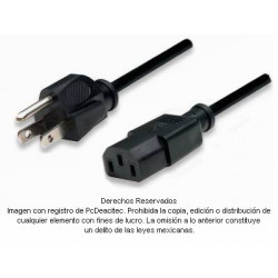 Cable eléctrico de energía para PC o monitor 3 m
