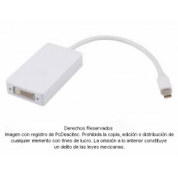 Convertidor Mini DisplayPort a DVI + HDMI + DisplayPort