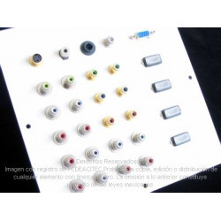 Tablero a Pared Multipuertos Video y Audio 29 puertos