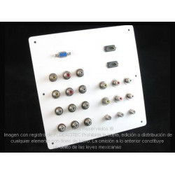 Tablero a Pared Multipuertos Video y Audio 24 puertos