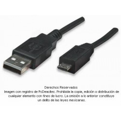 Cable USB A 2.0 a micro USB B 1.8 m