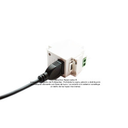 Socket puerto de carga USB 5V 1A para caja retráctil 202010/202030/202060