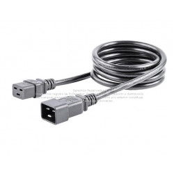 Cable de energía C19 a C20 de servicio pesado 14 AWG de 91 cm 