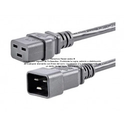 Cable de energía C19 a C20 de servicio pesado 14 AWG de 91 cm 